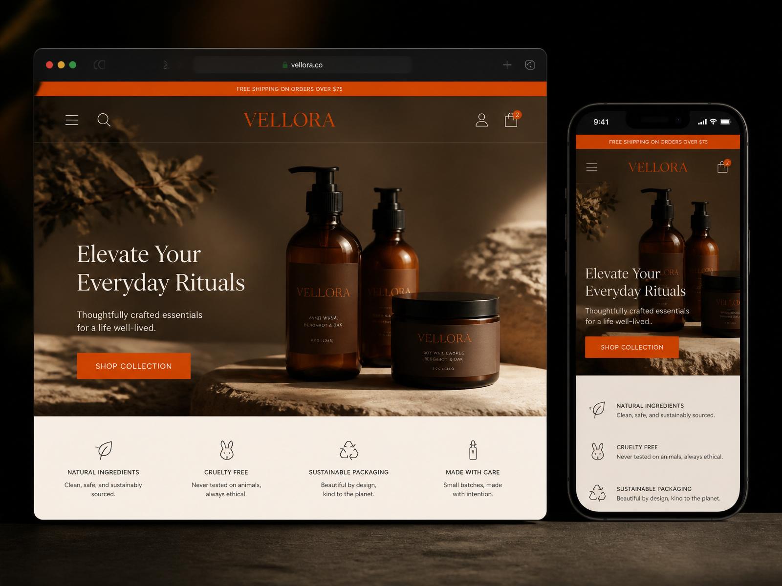 Shopify store design